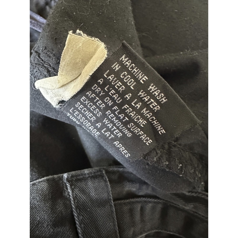Tripp NYC Wide Leg Size 11 Jeans Black Goth Emo Punk Rave Chain Buckle 34" Waist - Picture 9 of 16